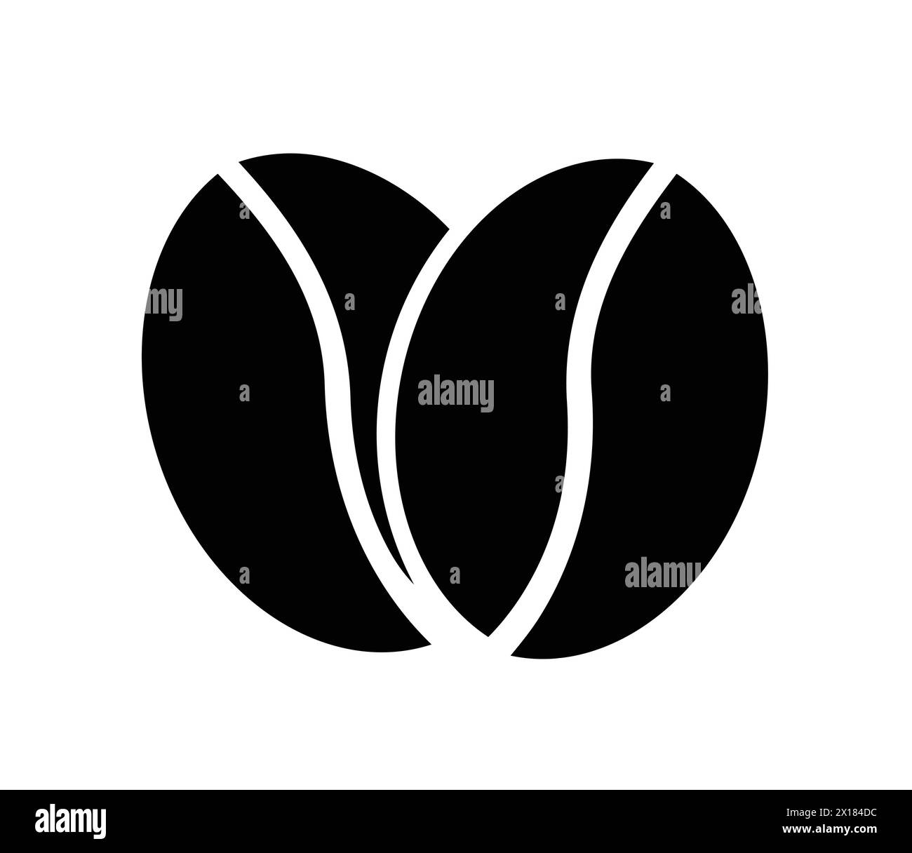 Icona dei chicchi di caffè. Illustrazione vettoriale Illustrazione Vettoriale