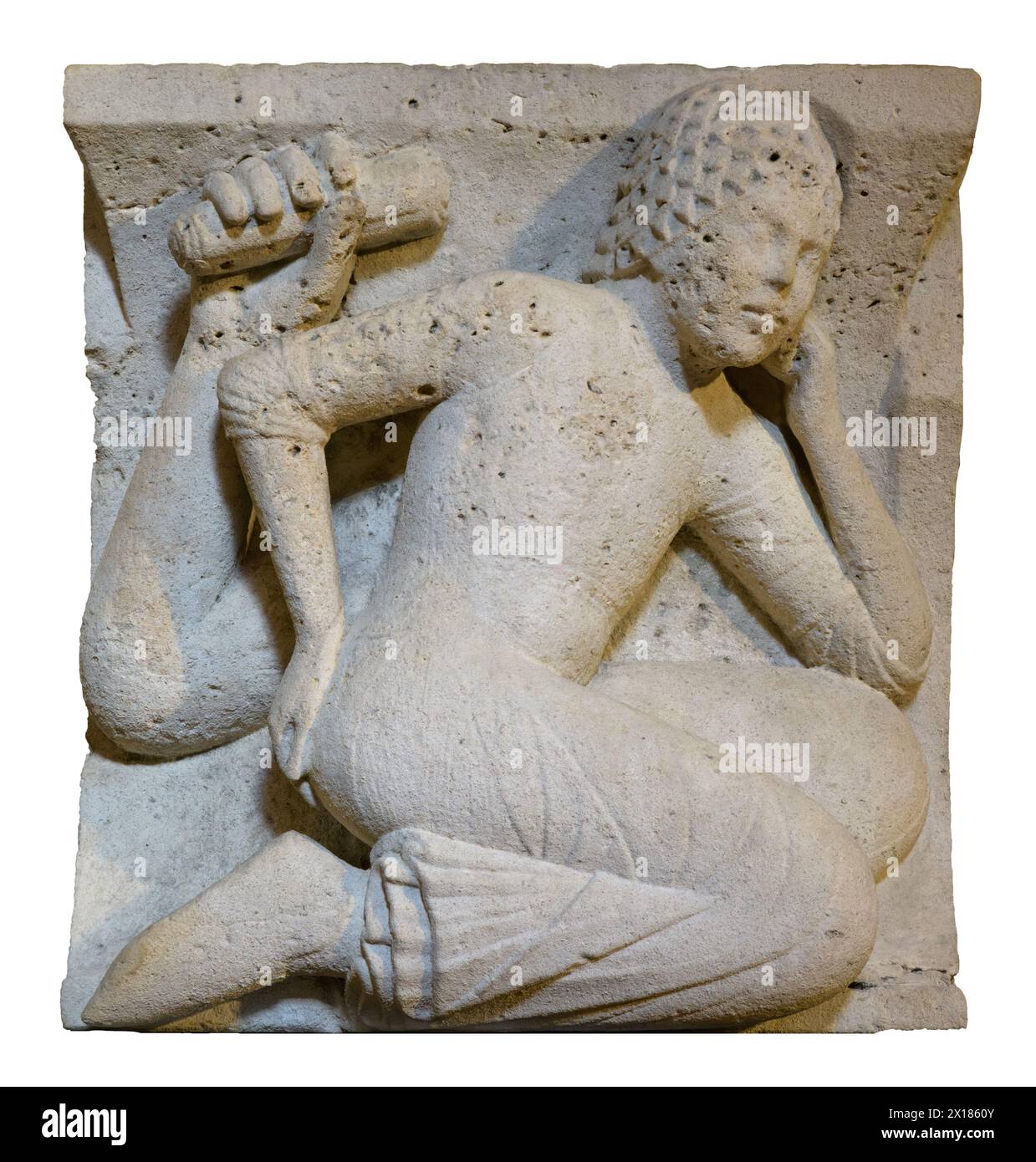 La fanciulla il terzo braccio. Cattedrale di Modena. Modena, Italia Foto Stock