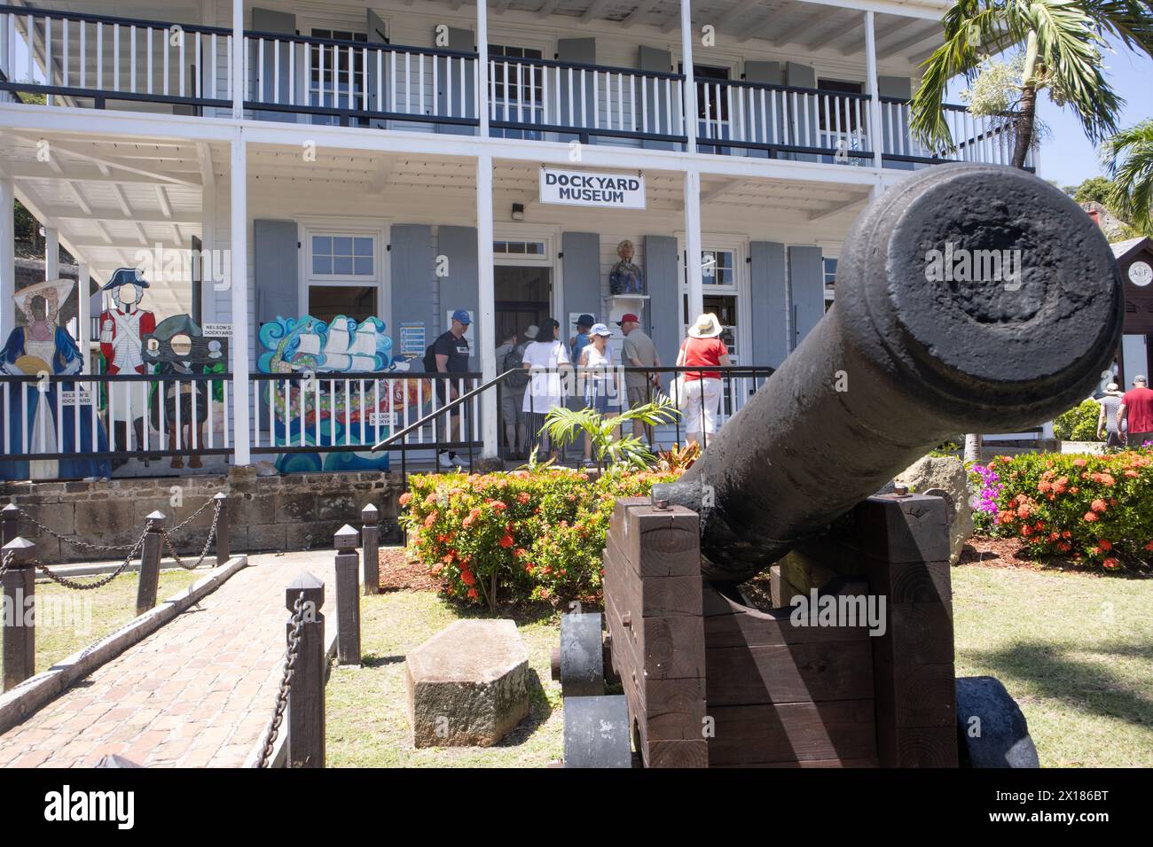 Nelson's Dockyard, Antigua Foto Stock