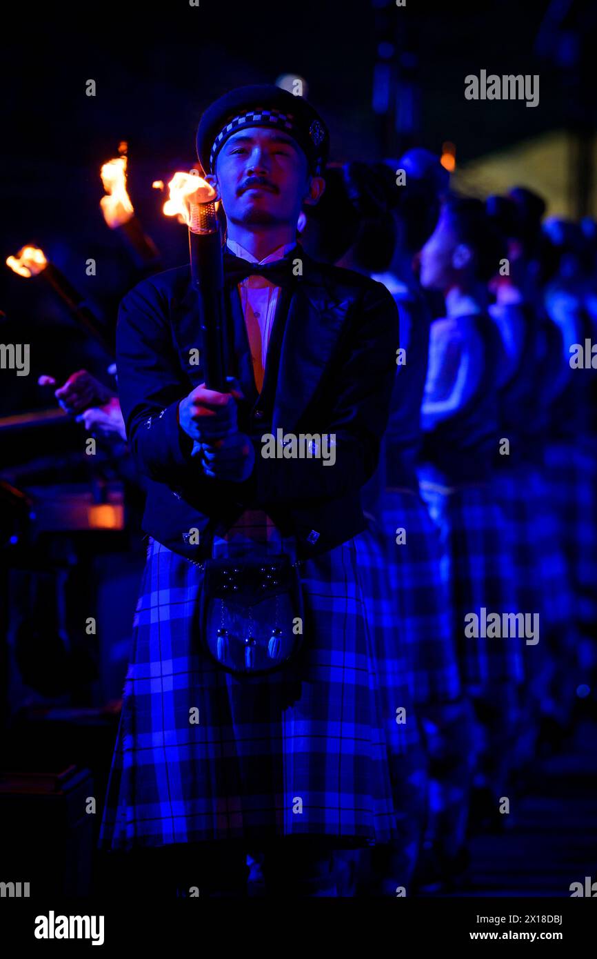 Il Royal Edinburgh Tattoo militare Foto Stock