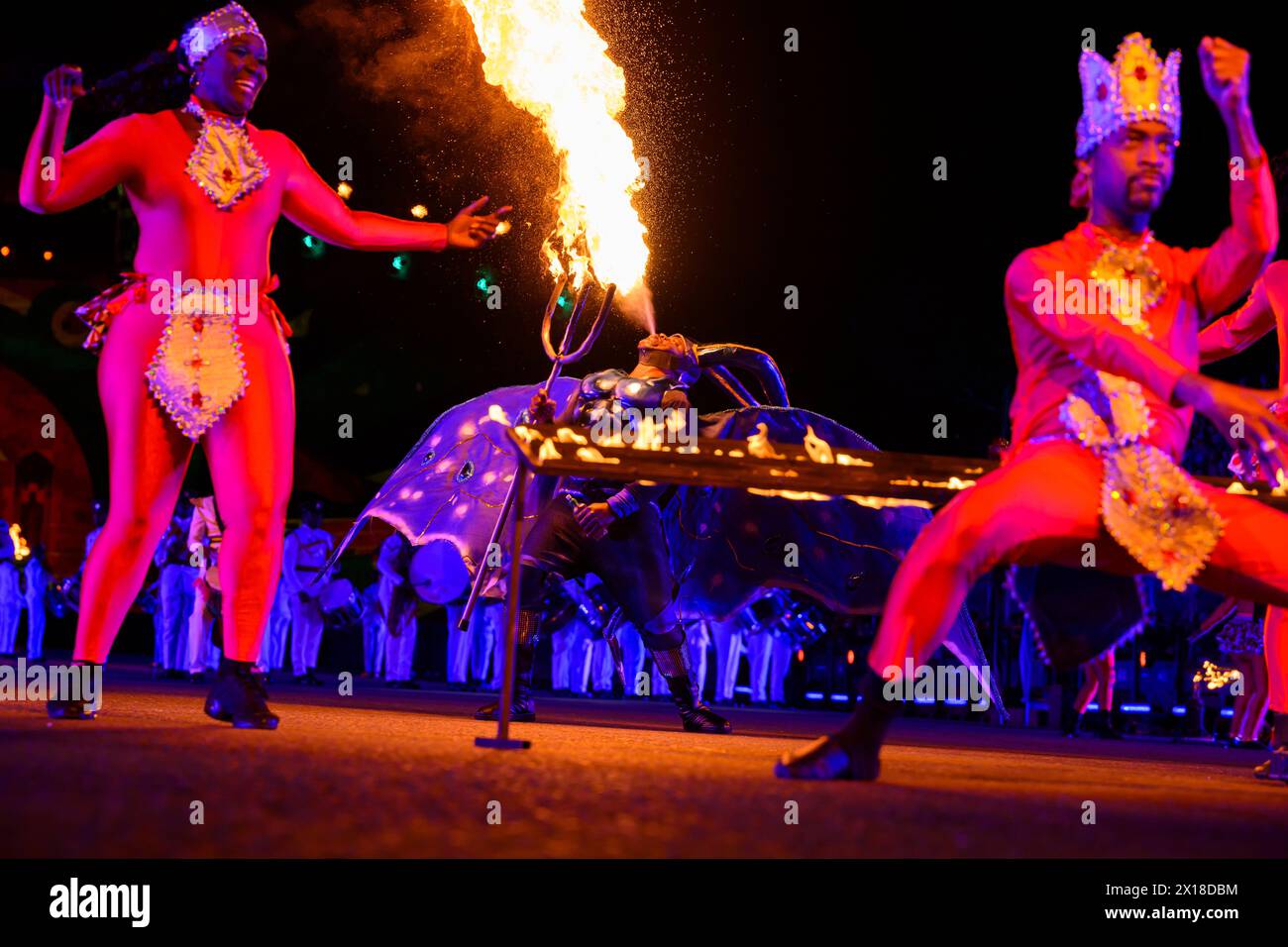 Il Royal Edinburgh Tattoo militare Foto Stock