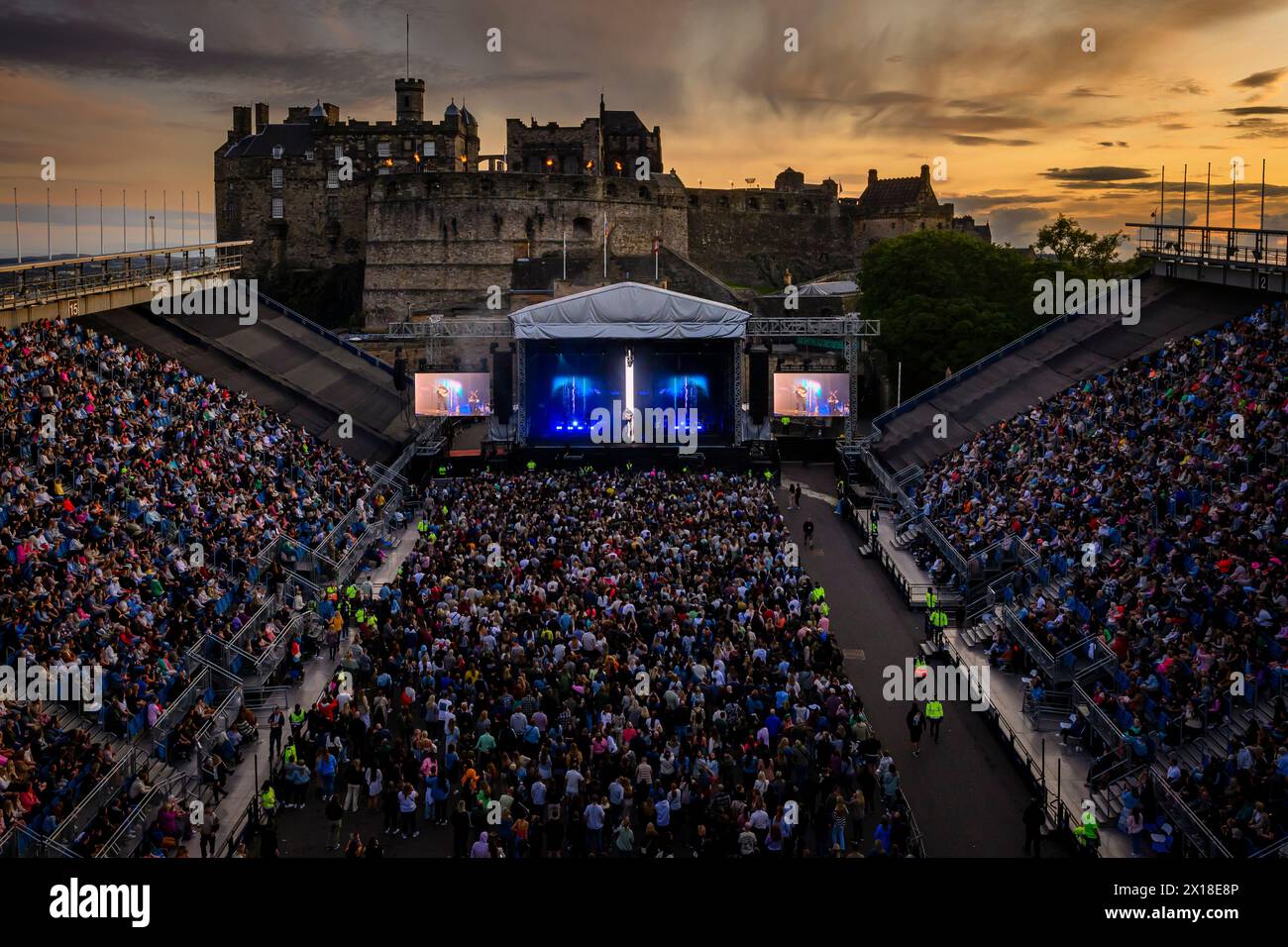 Concerti del Castello di Edimburgo, Dermot Kennedy Foto Stock