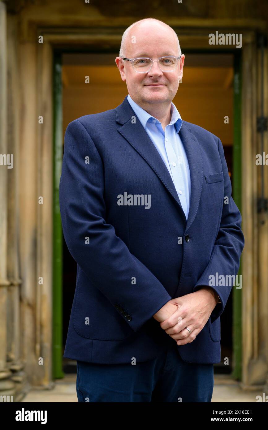Gavin MacLennan, Group General Manager di The Scott Hotel, ritratto aziendale, Scozia, Regno Unito Foto Stock