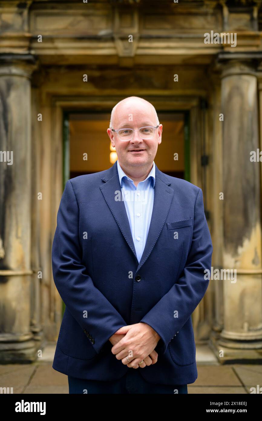 Gavin MacLennan, Group General Manager di The Scott Hotel, ritratto aziendale, Scozia, Regno Unito Foto Stock