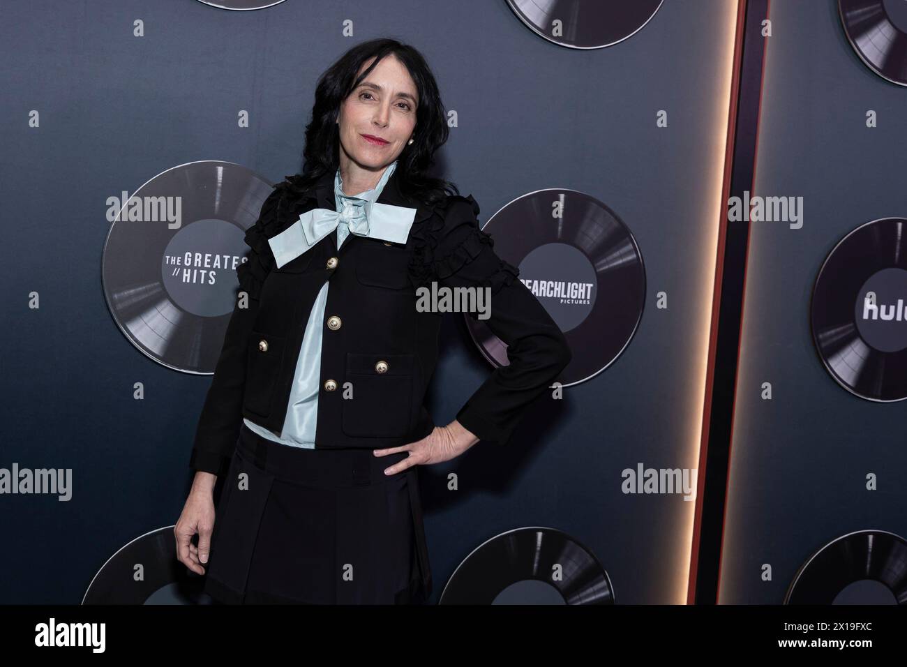 Los Angeles, Stati Uniti. 15 aprile 2024. Stephanie Davis partecipa agli arrivi dei PIÙ GRANDI SUCCESSI della Searchlight Pictures all'El Capitan Theatre di Los Angeles, CALIFORNIA, il 15 aprile 2024. (Foto di Corine Solberg/SipaUSA) credito: SIPA USA/Alamy Live News Foto Stock