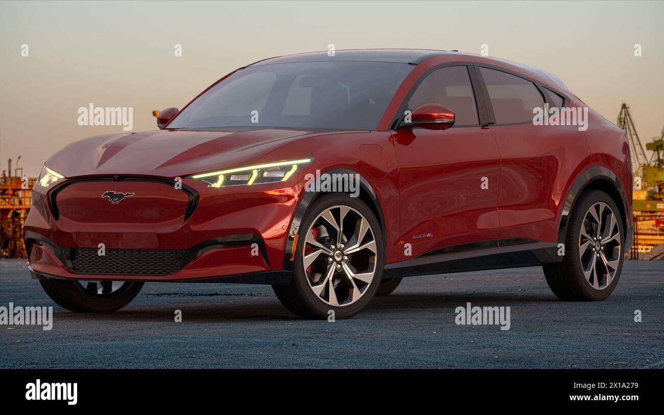 Ford Mustang Mach-e 4 Foto Stock