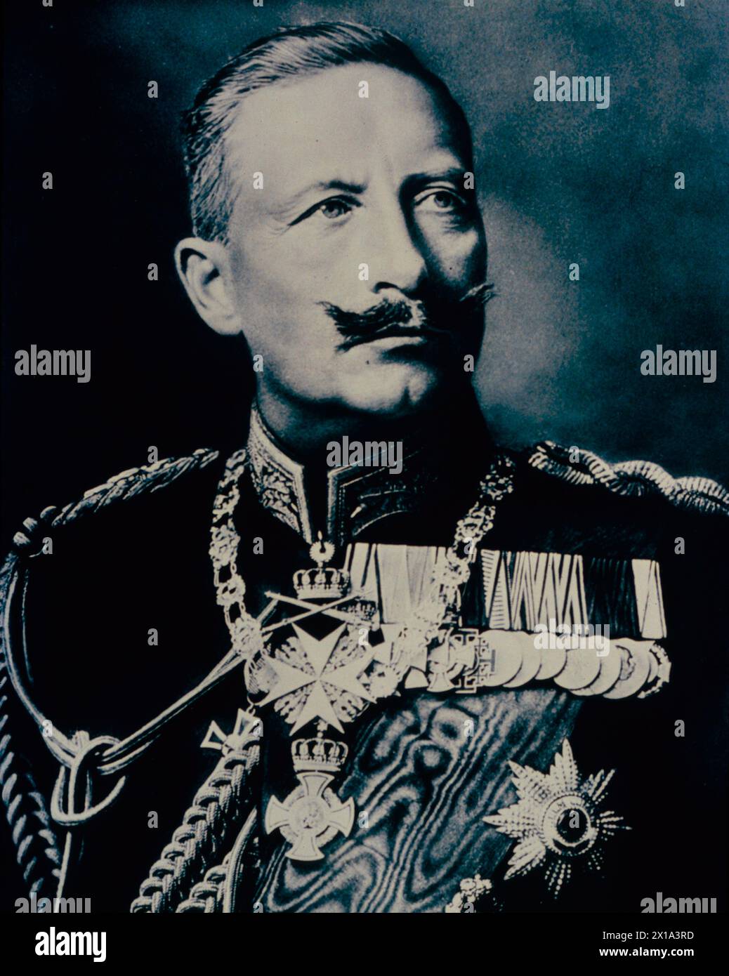 Ritratto di Guglielmo II, Imperatore di Germania, 1890 Foto Stock