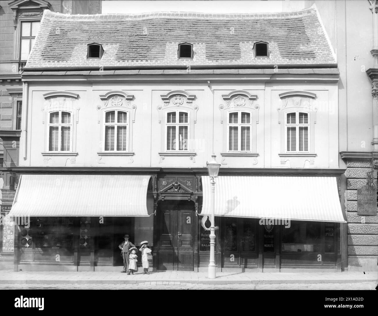 Vienna 3, Landstrasser Main Street 35, vista generale frontale, 1898 - 18980101 PD0744 - Rechteinfo: Rights Managed (RM) Foto Stock