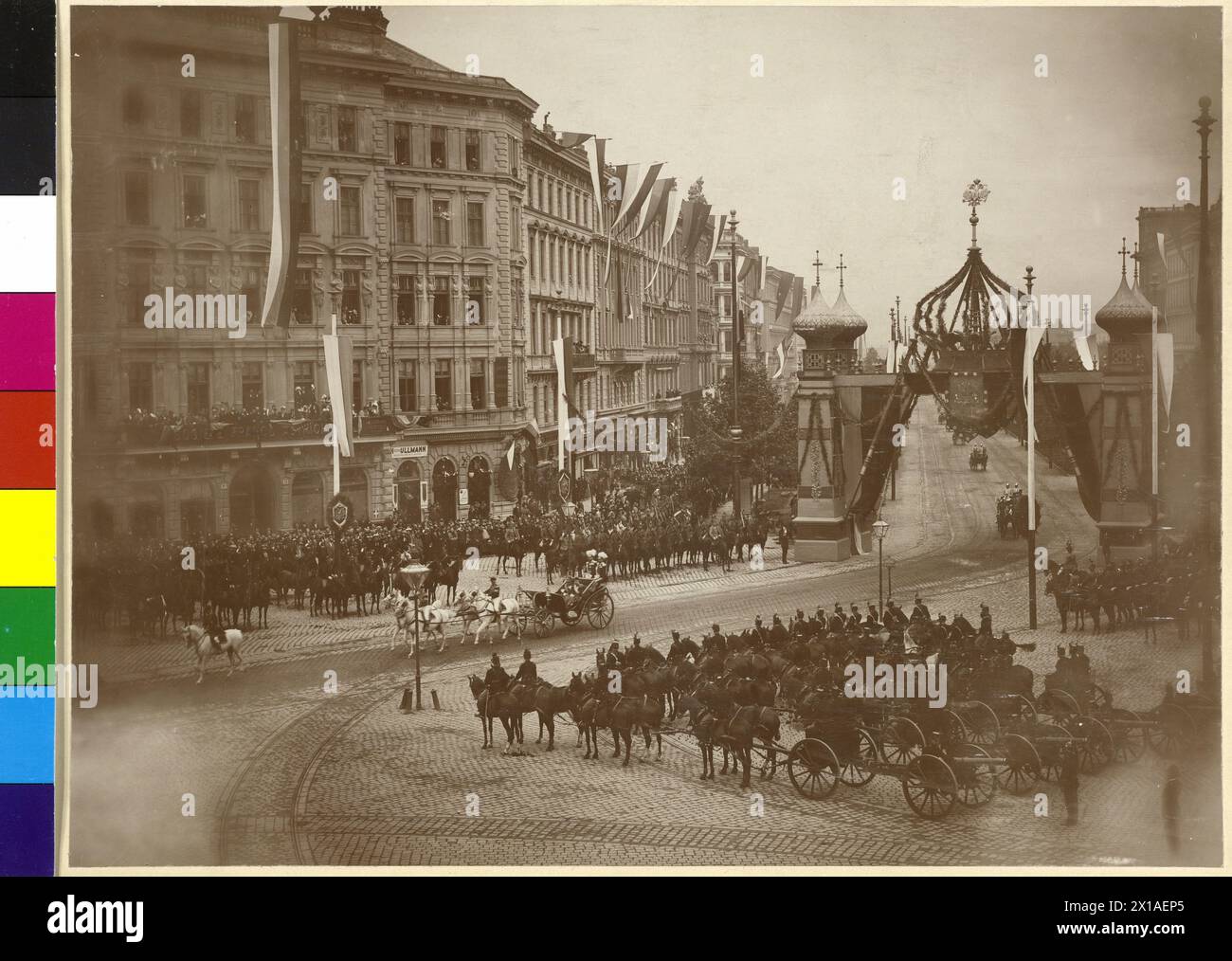 Zar Nikolaus II al suo arrivo a Vienna, guida sul Kolowratring., 30.09.1903 - 19030930 PD0001 - Rechteinfo: Rights Managed (RM) Foto Stock