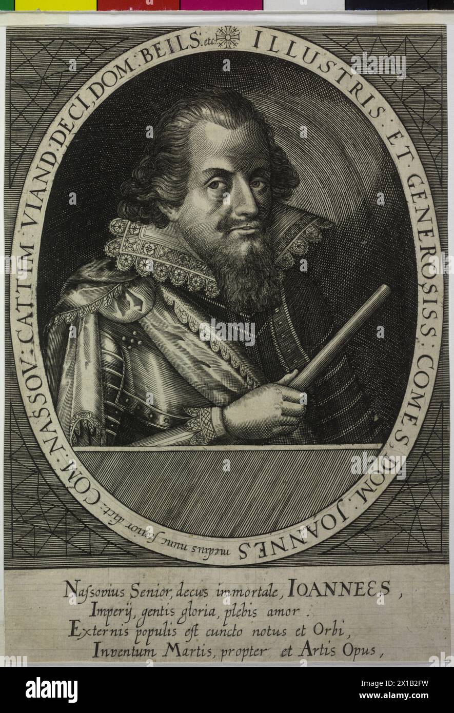 Giovanni VII, il centro, Conte di Nassau-Siegen, 1620, - 16200101 PD0013 - Rechteinfo: Diritti gestiti (RM) Foto Stock