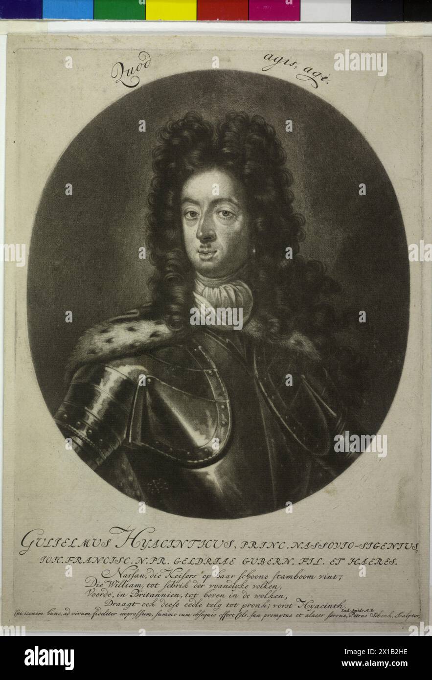 Guglielmo Giacinto, Principe di Nassau-Siegen, 1700, - 17000101 PD0048 - Rechteinfo: Rights Managed (RM) Foto Stock