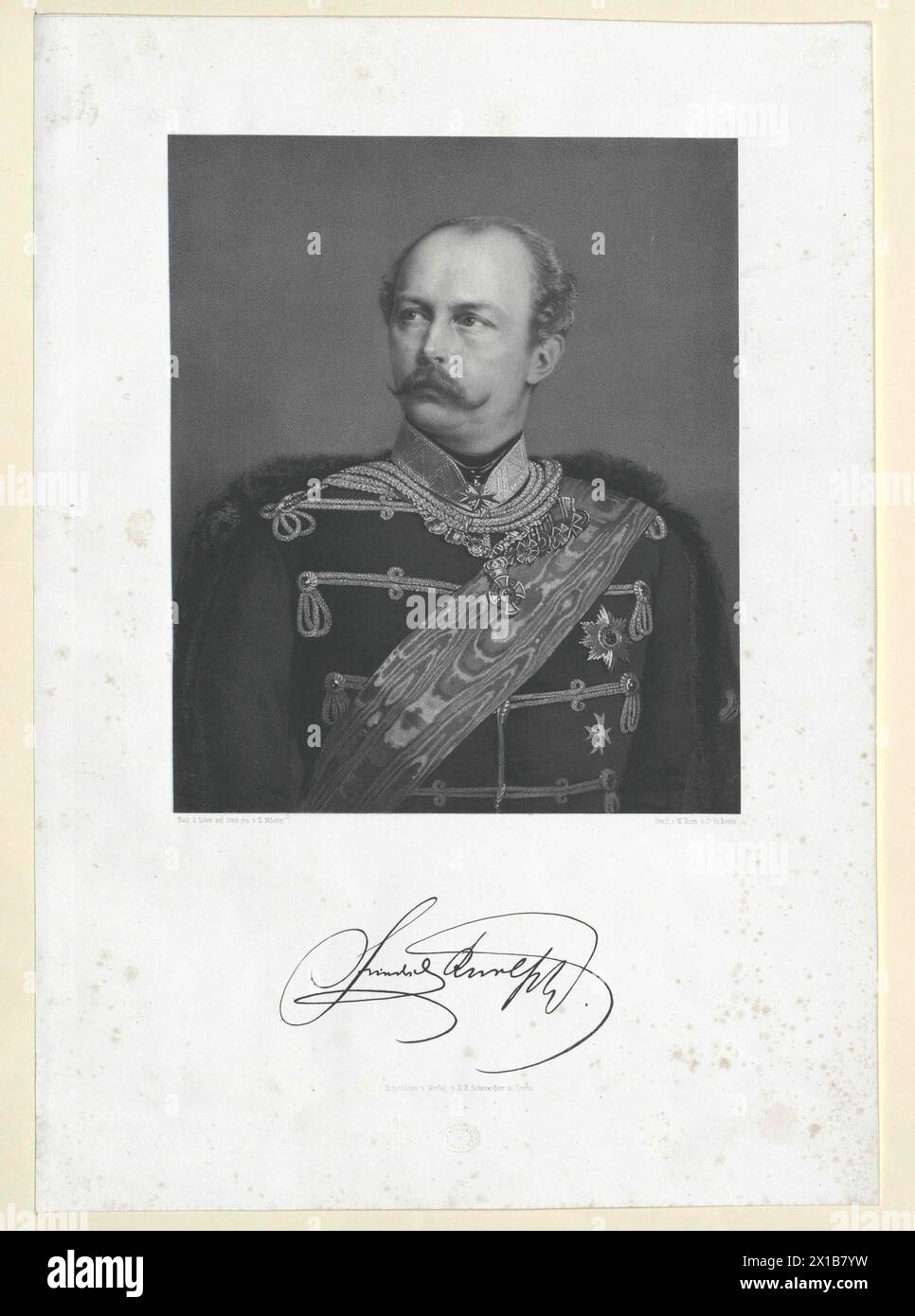 Federico Carlo, Principe di Prussia, - 19830422 PD134966 - Rechteinfo: Diritti gestiti (RM) Foto Stock
