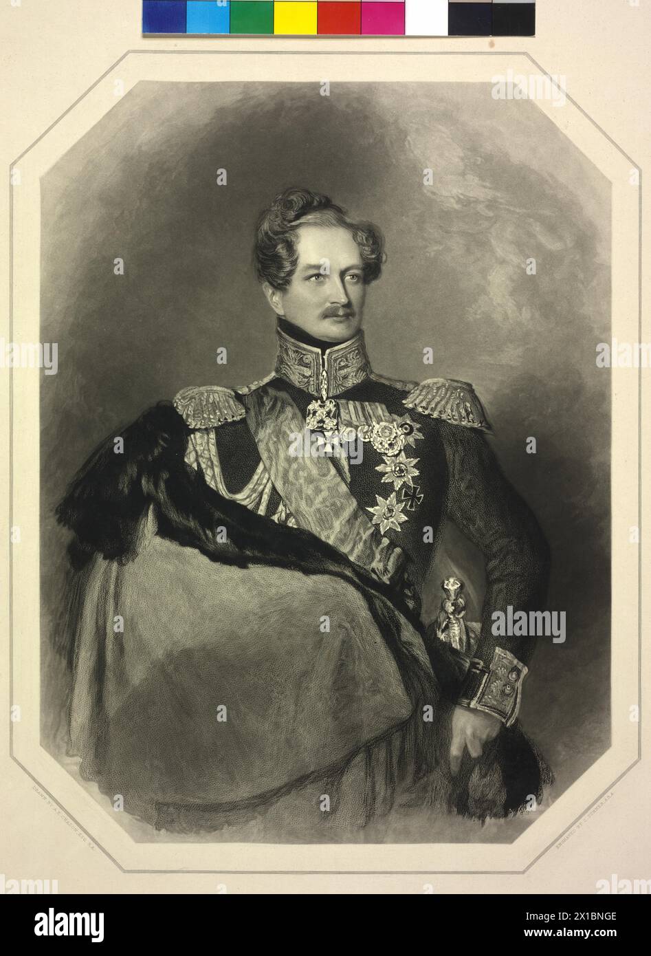 Orloff, Alexey Feodorovich Prince, mezzotinta / tecnica mista di Charles Gymnast basata su un disegno di Alfred Edward Chalon, - 18410101 PD0661 - Rechteinfo: Rights Managed (RM) Foto Stock