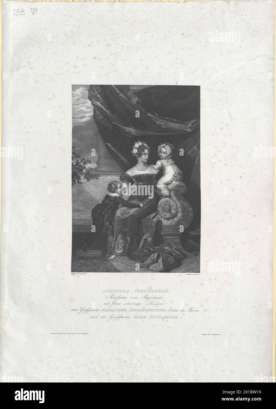 Charlotte, principessa di Prussia, - 19830422_PD110588 - Rechteinfo: Rights Managed (RM) Foto Stock