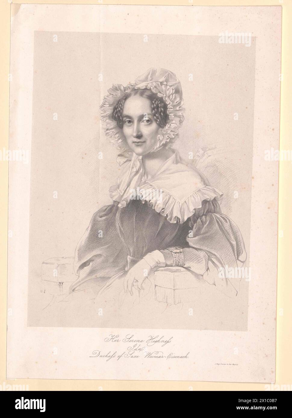 Ida, principessa di Sassonia-Meiningen, - 19830422 PD137179 - Rechteinfo: Rights Managed (RM) Foto Stock