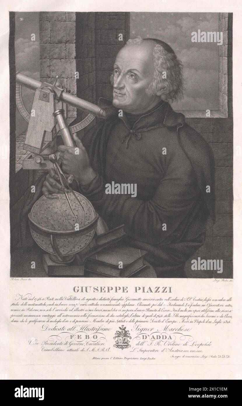 Piazzi, Giuseppe, - 19830422 PD145955 - Rechteinfo: Diritti gestiti (RM) Foto Stock