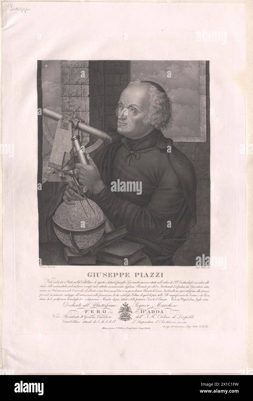 Piazzi, Giuseppe, - 19830422 PD146492 - Rechteinfo: Diritti gestiti (RM) Foto Stock