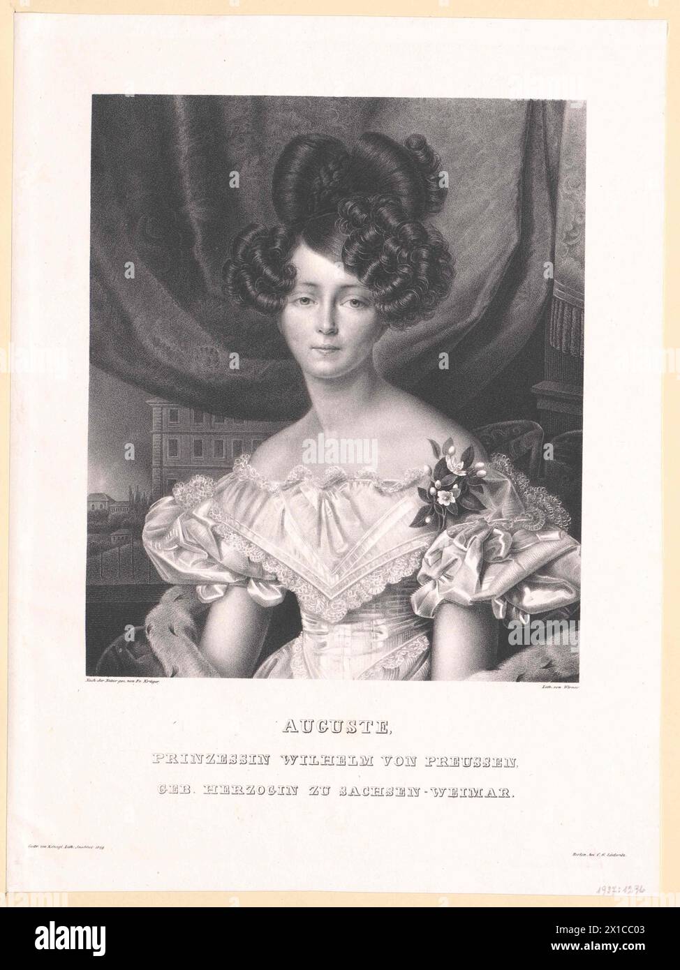Augusta, principessa di Sassonia-Weimar Eisenach, - 19830422 PD80839 - Rechteinfo: Rights Managed (RM) Foto Stock