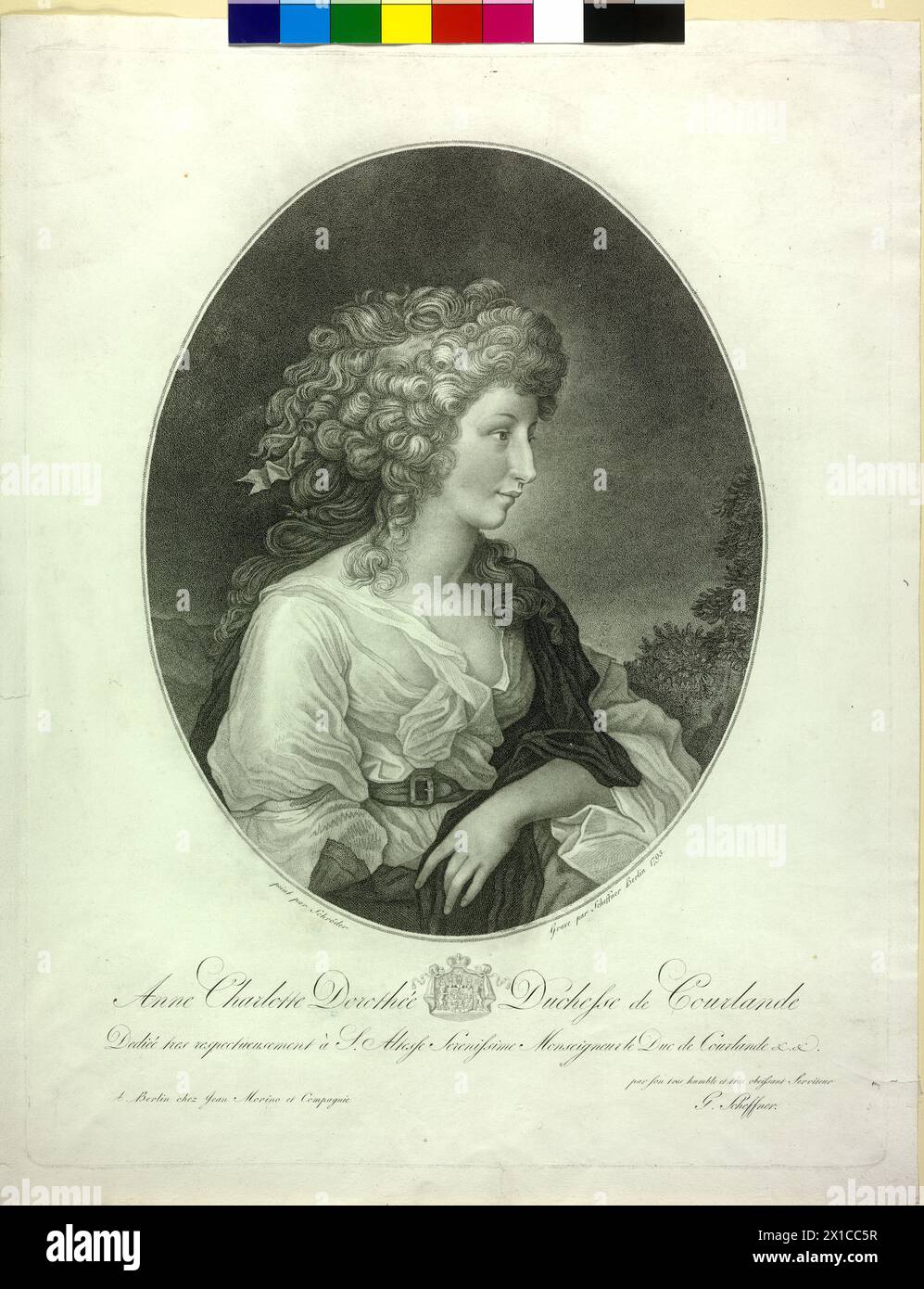 Dorotea, duchessa di Curlandia e Zemgale duchessa di Zagan, - 19830422 PD82332 - Rechteinfo: Diritti gestiti (RM) Foto Stock