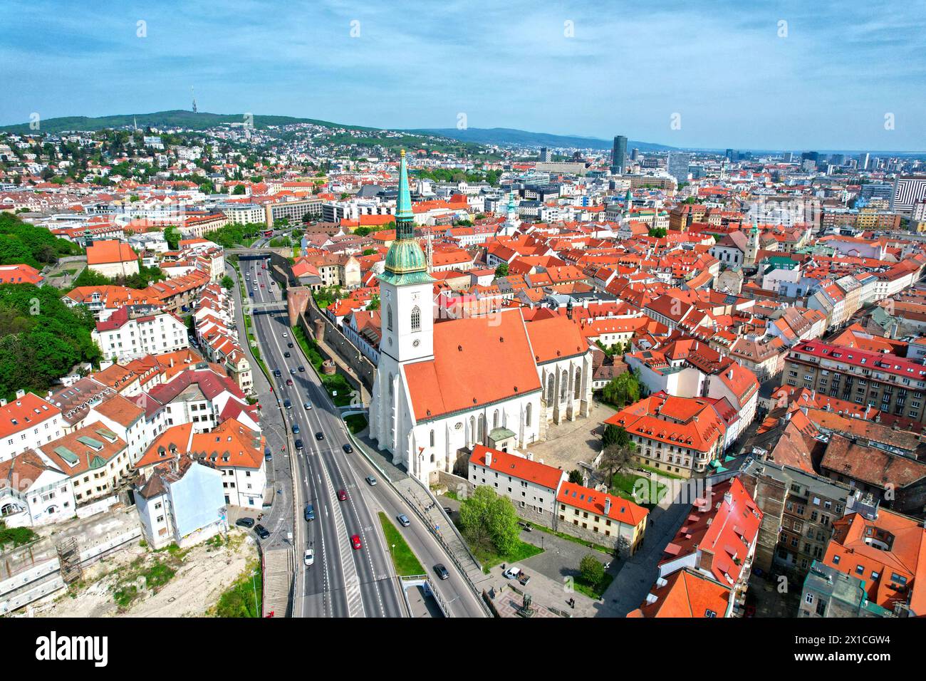 Cattedrale di St Martins a Bratislava, Slovacchia, Europa Foto Stock