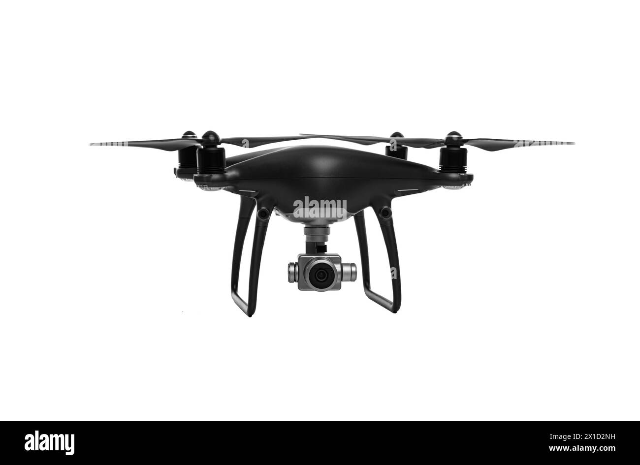 Drone isolato su sfondo bianco. Foto Stock