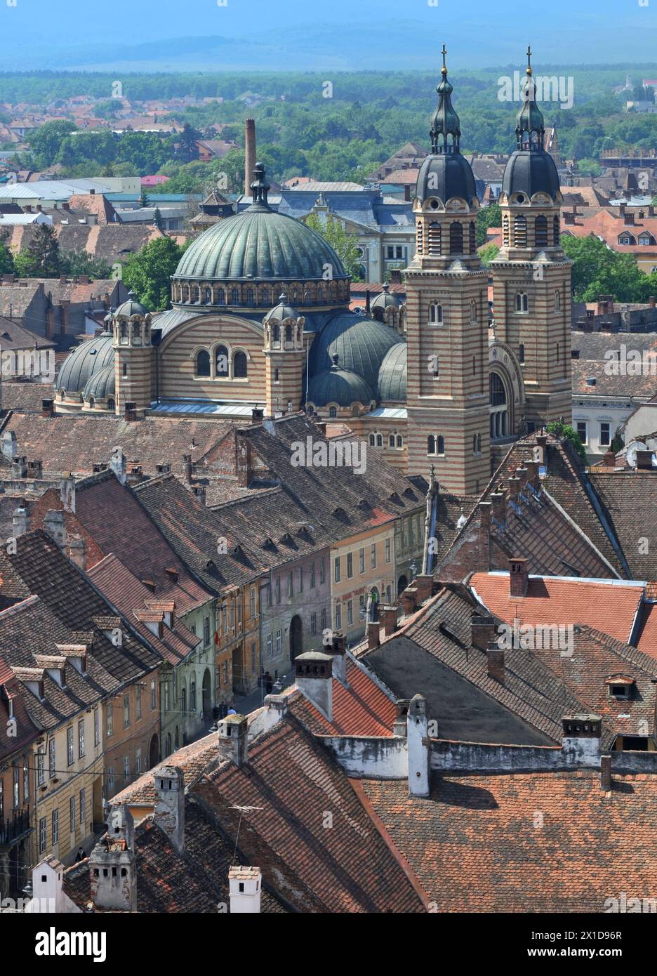 La Santa Trinità, Sibiu, Romania Foto Stock