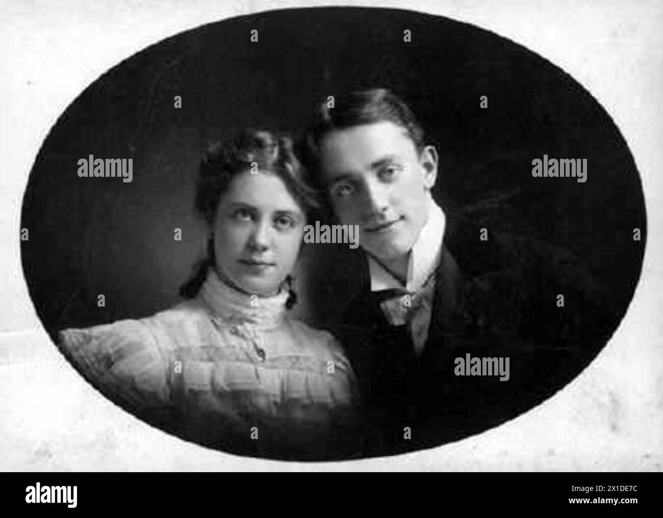 Josie (1876-1916) e George M. Cohan (1878-1942), nei primi anni '1890 Foto Stock