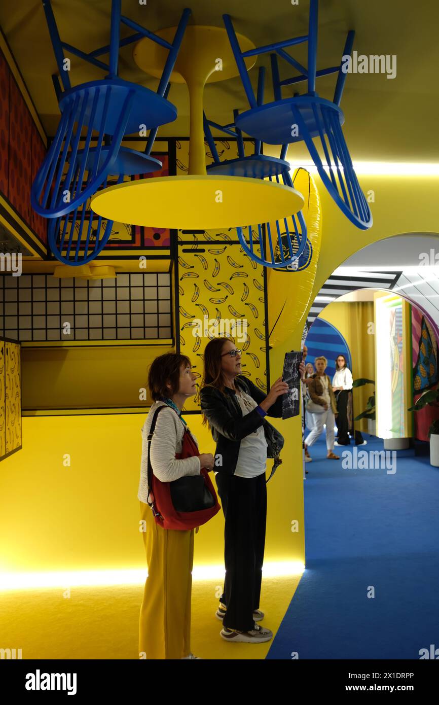 Chiquita House durante la Milano Fashion Week 2024 Foto Stock