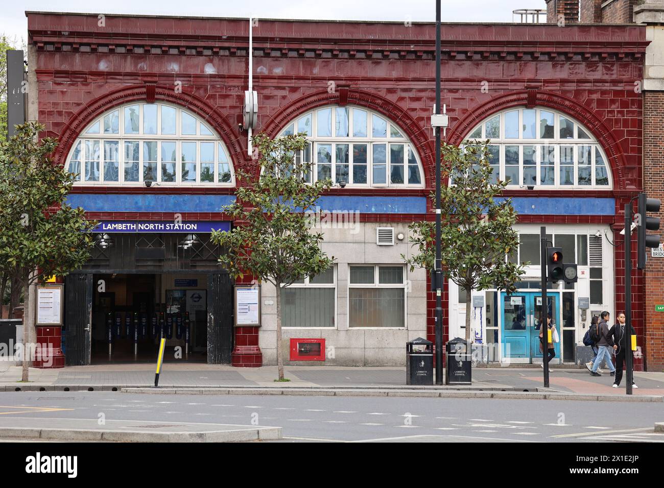 Stazione della metropolitana Lambeth North London Foto Stock