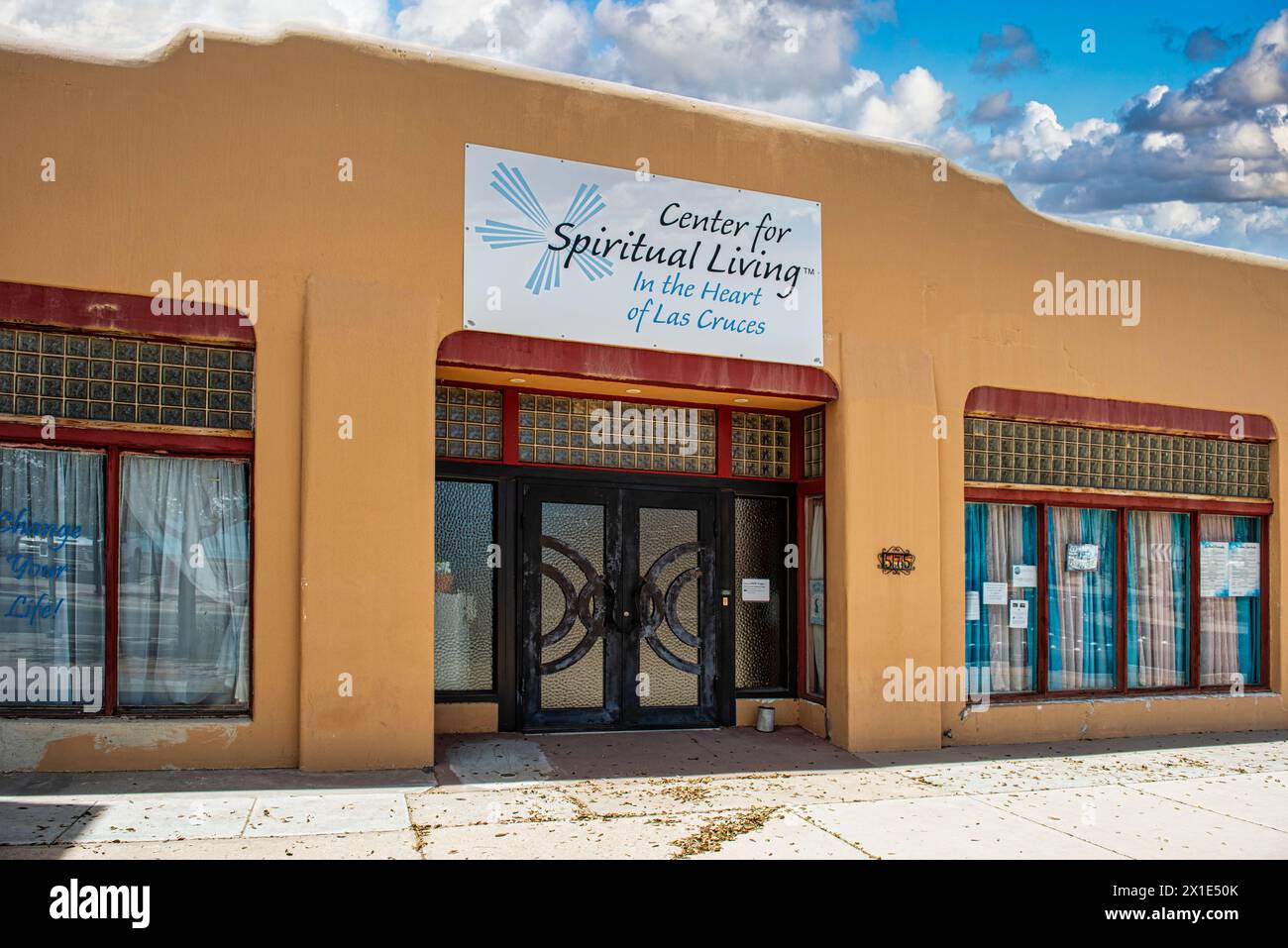Il centro per la vita spirituale nel centro di Las Cruces, NEW MEXICO Foto Stock