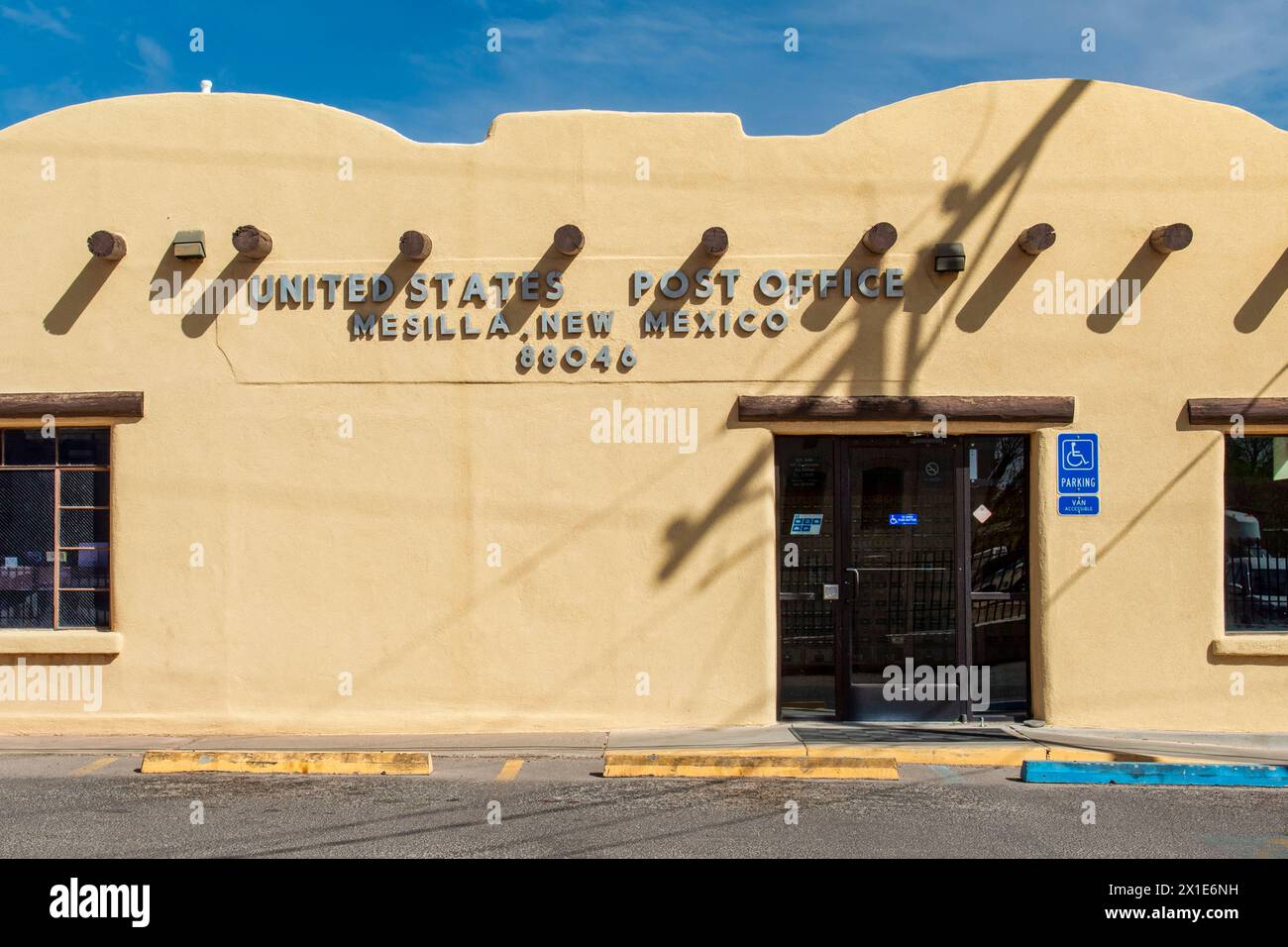 L'ufficio postale degli Stati Uniti a Mesilla, New Mexico Foto Stock