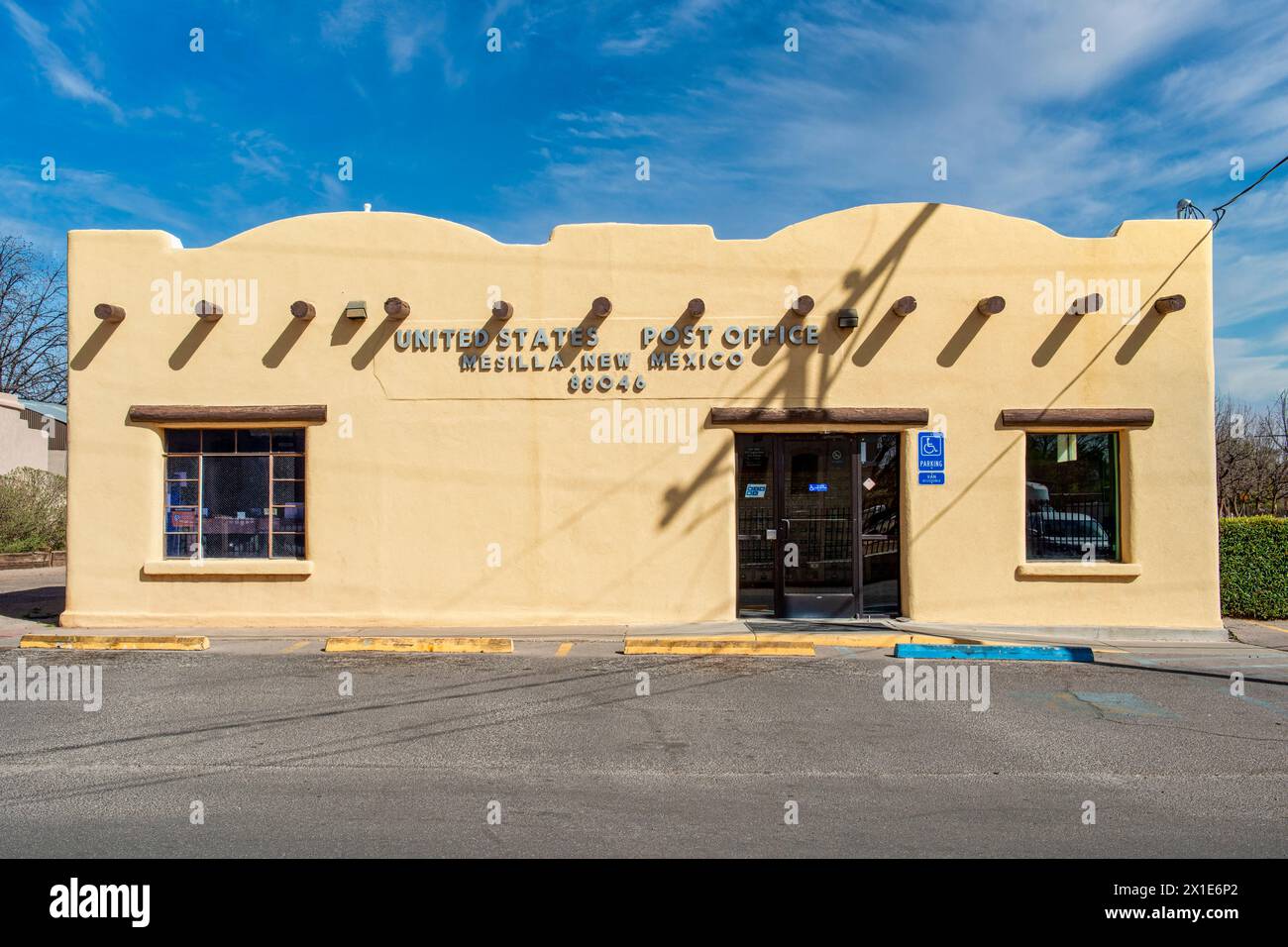 L'ufficio postale degli Stati Uniti a Mesilla, New Mexico Foto Stock