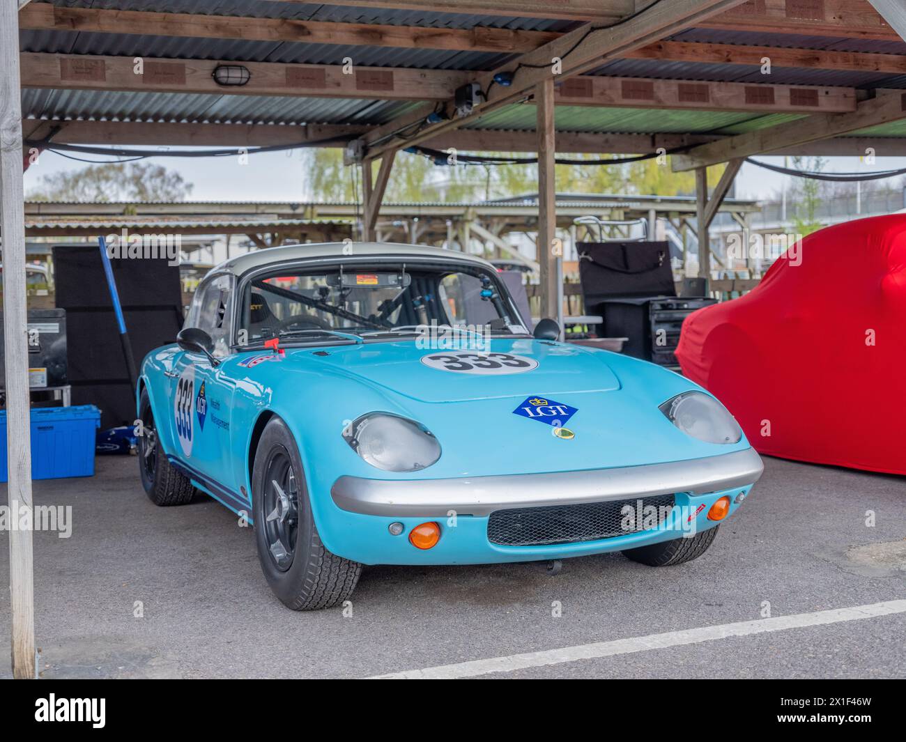 Aprile 2024 - Lotus del 1960 alla 81a riunione dei membri a Goodwood Foto Stock