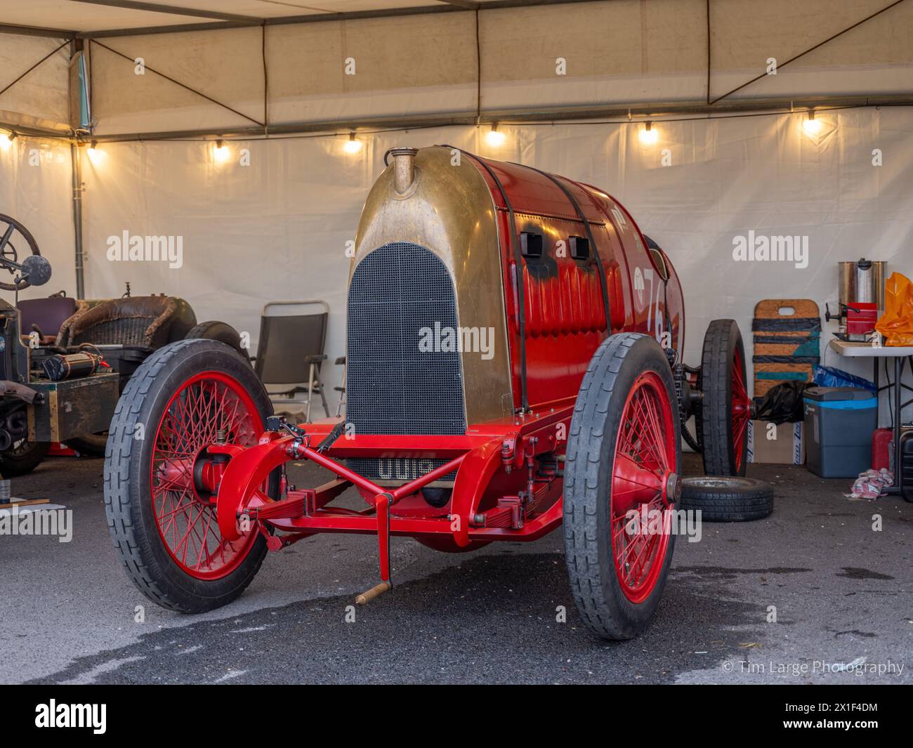 Aprile 2024 - Bestia di Torino, Fiat S1 al 81° incontro dei Soci a Goodwood Foto Stock