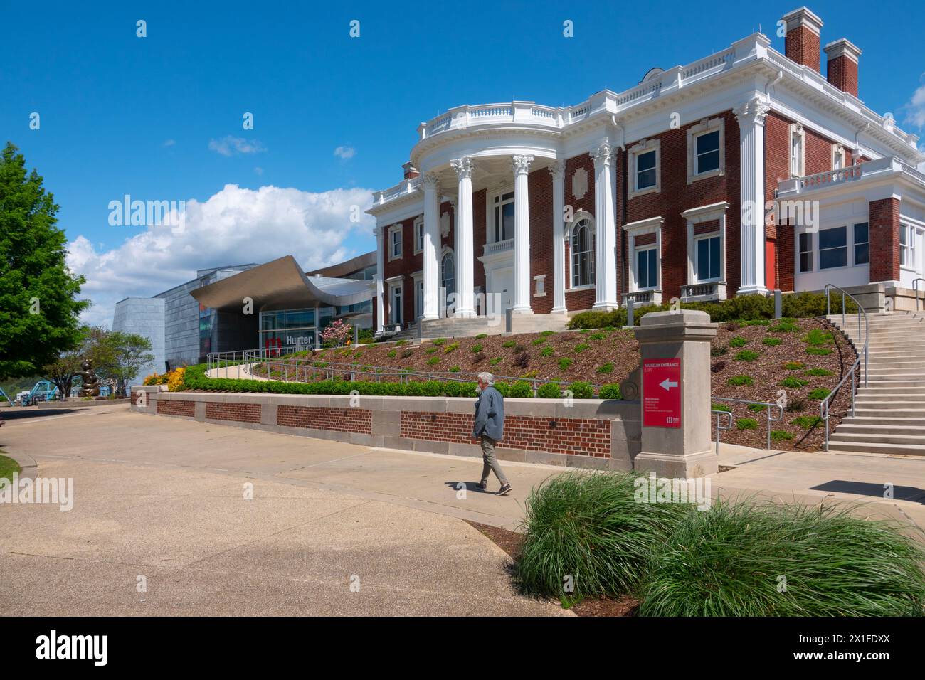 USA Tennessee Tn Chattanooga The Hunter Museum of American Art Gallery and Mansion Foto Stock