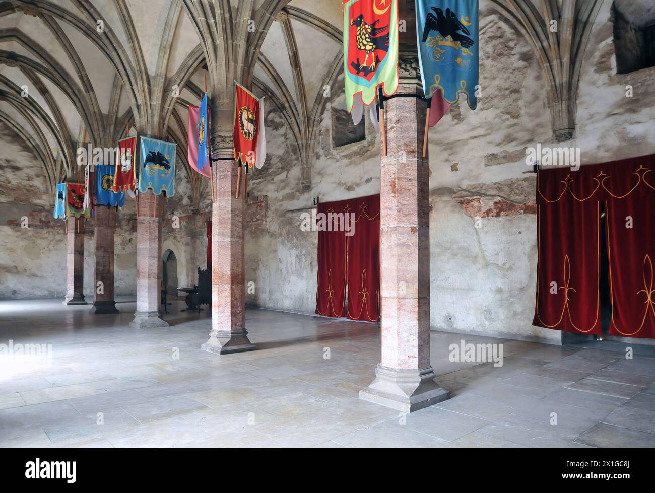 Castello di Corvin, castello di Hunyadi, castello di Hunedoara, Romania Foto Stock