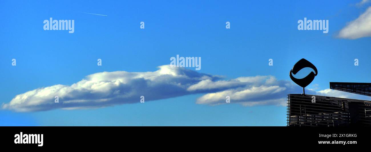 Immagini dell'edificio della banca Hypo Alpe-Adria a Klagenfurt, Carinzia, Austria, 2014/02/15. - 20140215 PD9868 - Rechteinfo: Diritti gestiti (RM) Foto Stock