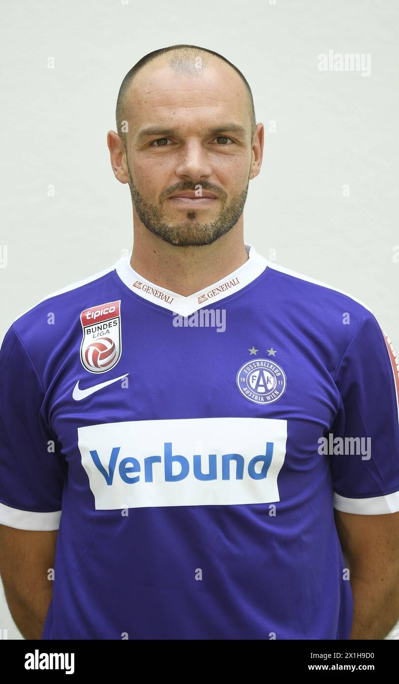 Il servizio fotografico ufficiale della Bundesliga Club FK Austria Wien al Landessportzentrum viva di Steinbrunn, Austria, il 2017/07/07. IMMAGINE: Heiko Westermann - 20170707 PD5116 - Rechteinfo: Rights Managed (RM) Foto Stock