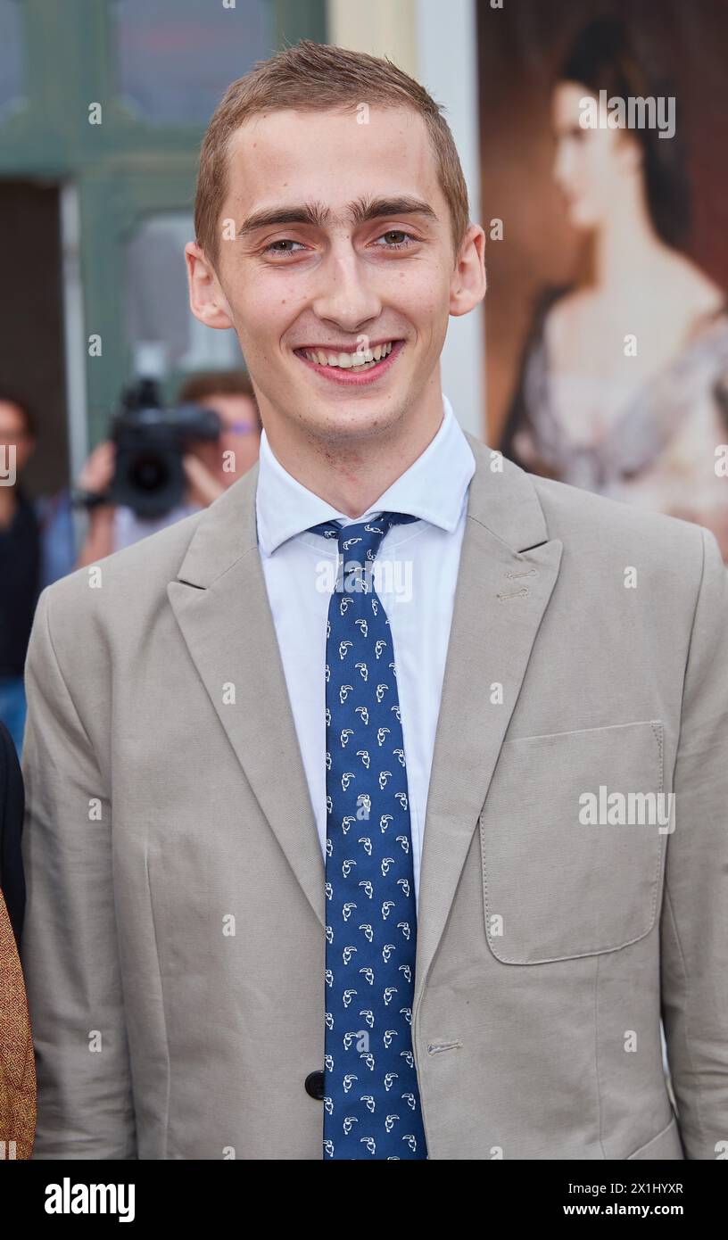 Il pilota Ferdinand Habsburg (Ferdinand Zvonimir Maria Balthus Keith Michael otto Antal Bahnam Leonhard von Habsburg) durante l'apertura della mostra "Imperial Speed" a Wagenburg a Schoenbrunn a Vienna, Austria, il 22 maggio 2018. - 20180522 PD8299 - Rechteinfo: Diritti gestiti (RM) Foto Stock