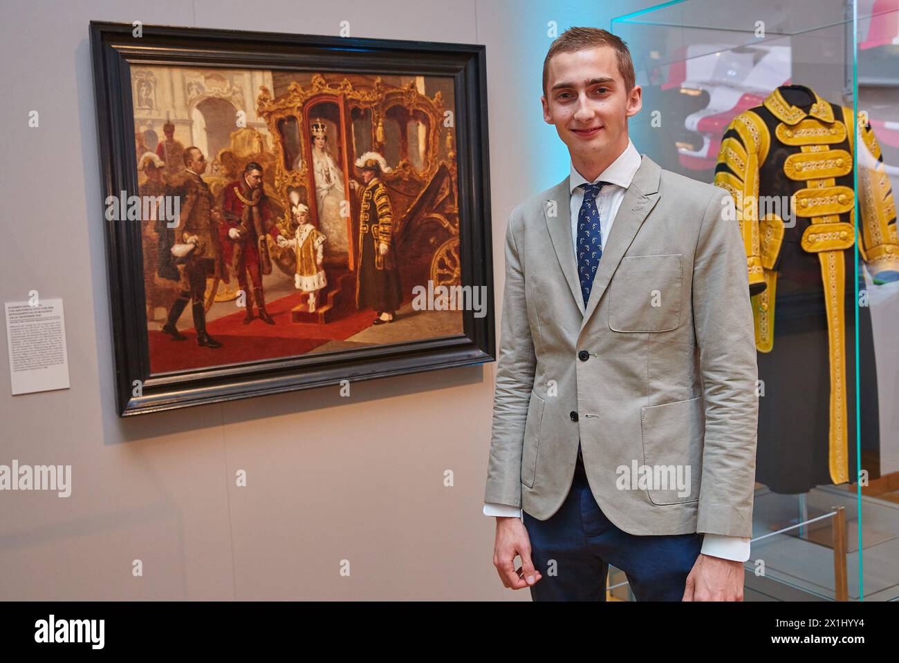 Il pilota Ferdinand Habsburg (Ferdinand Zvonimir Maria Balthus Keith Michael otto Antal Bahnam Leonhard von Habsburg) durante l'apertura della mostra "Imperial Speed" a Wagenburg a Schoenbrunn a Vienna, Austria, il 22 maggio 2018. - 20180522 PD8248 - Rechteinfo: Rights Managed (RM) Foto Stock