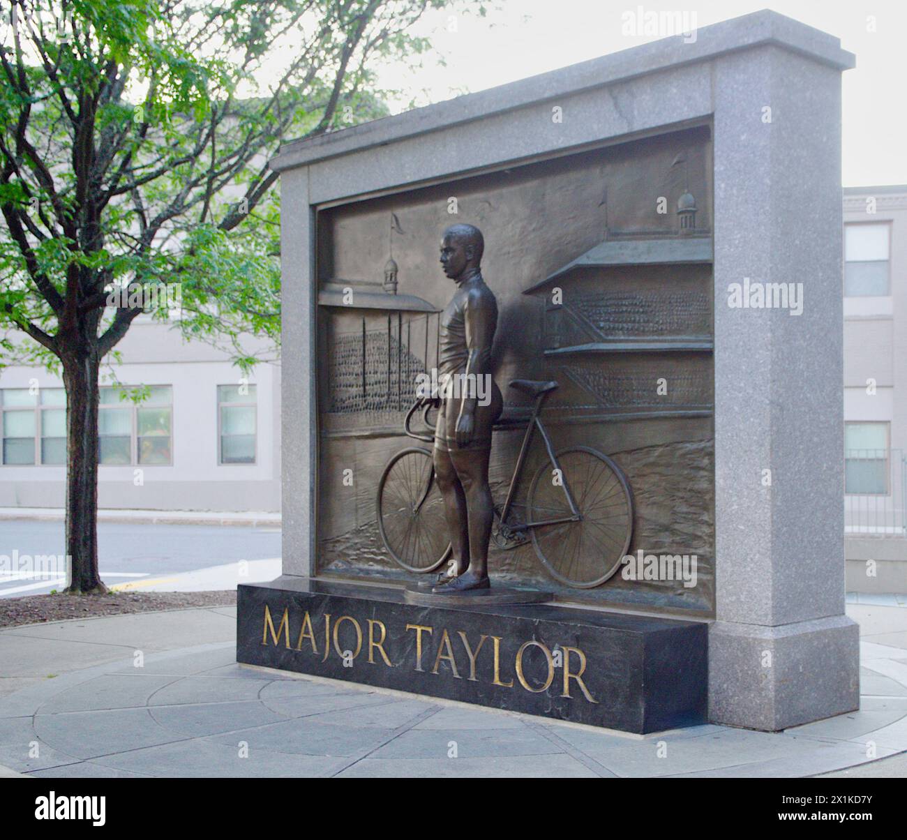 Maggiore Taylor - Marshall Walter Taylor era un ciclista professionista statunitense. Taylor potrebbe essere considerato il più grande velocista americano di tutti i tempi. Foto Stock