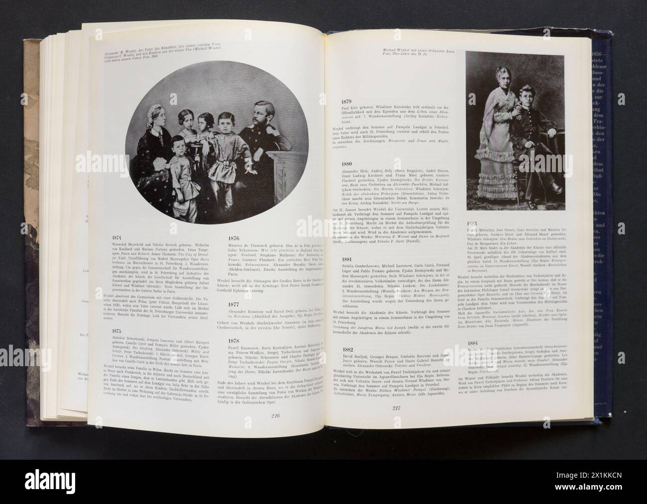 The Art album di Mikhail Aleksandrovich Vrubel (in russo: Михаил Александрович Врубель; 17 marzo, [O.S. 5 marzo] 1856 – 14 aprile, [O.S. 1 aprile] 1910) è stato un pittore, disegnatore e scultore russo, pubblicato per la prima volta nel 1986 in URSS. Foto Stock