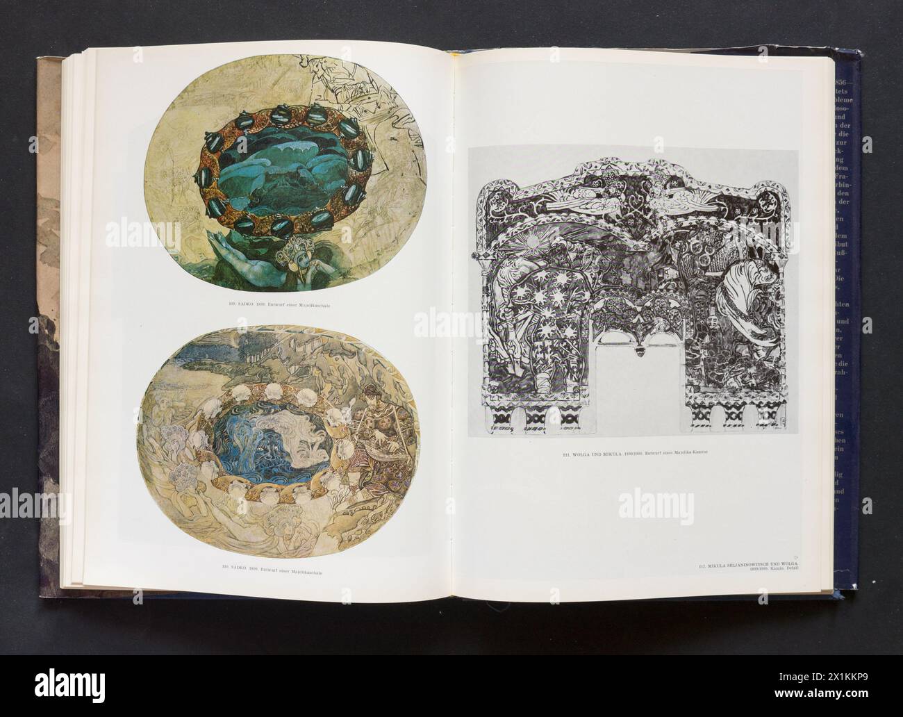 The Art album di Mikhail Aleksandrovich Vrubel (in russo: Михаил Александрович Врубель; 17 marzo, [O.S. 5 marzo] 1856 – 14 aprile, [O.S. 1 aprile] 1910) è stato un pittore, disegnatore e scultore russo, pubblicato per la prima volta nel 1986 in URSS. Foto Stock