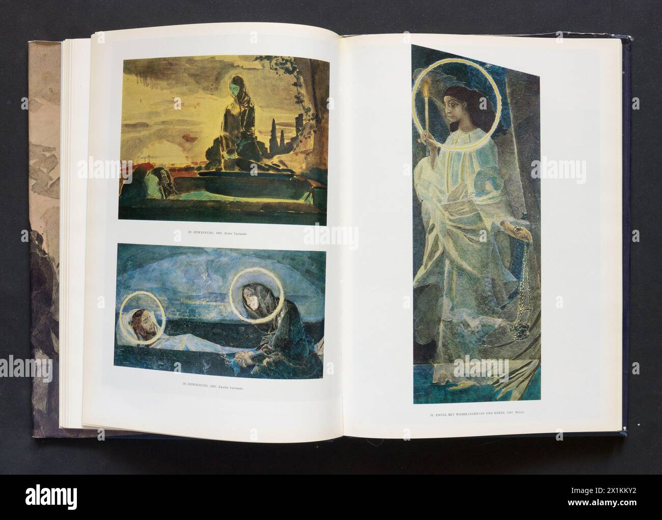 The Art album di Mikhail Aleksandrovich Vrubel (in russo: Михаил Александрович Врубель; 17 marzo, [O.S. 5 marzo] 1856 – 14 aprile, [O.S. 1 aprile] 1910) è stato un pittore, disegnatore e scultore russo, pubblicato per la prima volta nel 1986 in URSS. Foto Stock