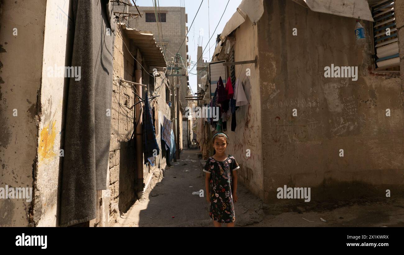 Il campo di Ash-Shati a Gaza City, Striscia di Gaza, nel 2019 Foto Stock