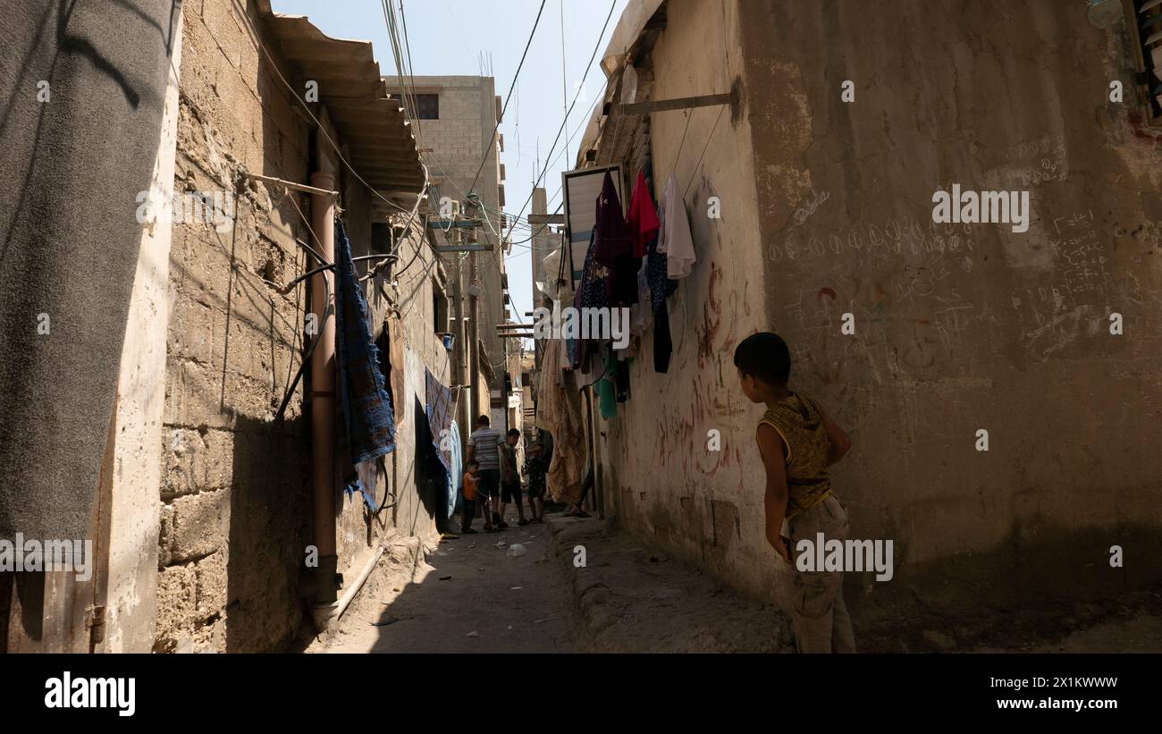 Il campo di Ash-Shati a Gaza City, Striscia di Gaza, nel 2019 Foto Stock