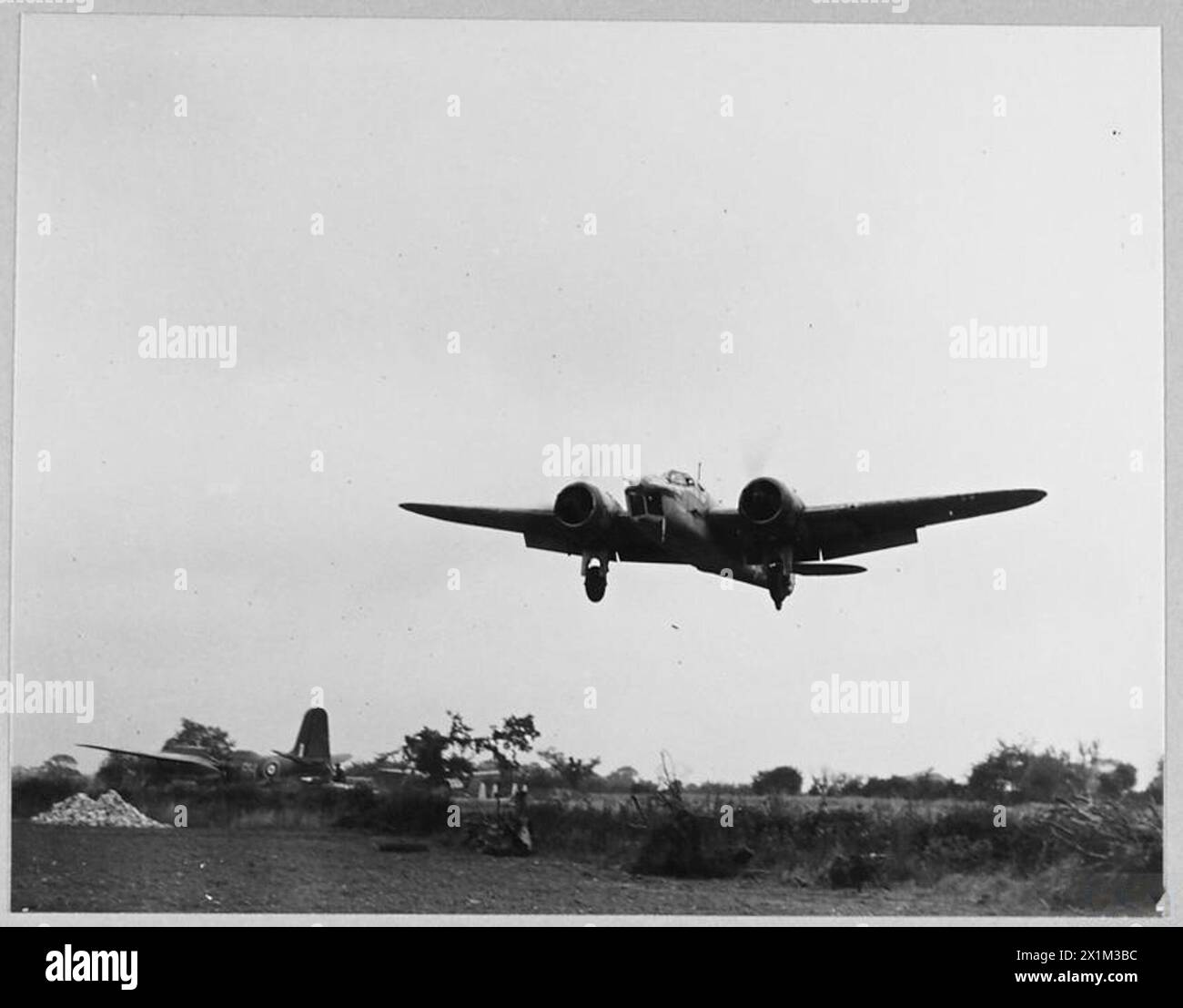 Il Bristol Blenheim Mark vi è equipaggiato con due motori Bristol Mercury, utilizzati dalla Royal Air Force per missioni di ricognizione e bombardamento leggero durante la seconda guerra mondiale Foto Stock