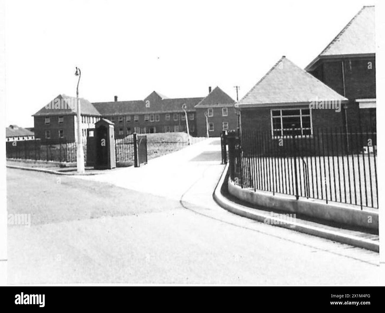 REGGIMENTI SCOZZESI (per biblioteca fotografica) - i Cameroniani. La nuova Winston Barracks, Lanark, British Army Foto Stock