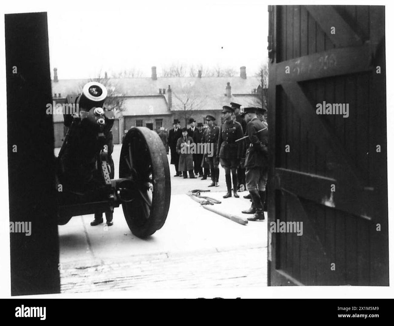 Sua Maestà il Re visita l'unità O.C.T. ad Aldershot, British Army. Foto Stock