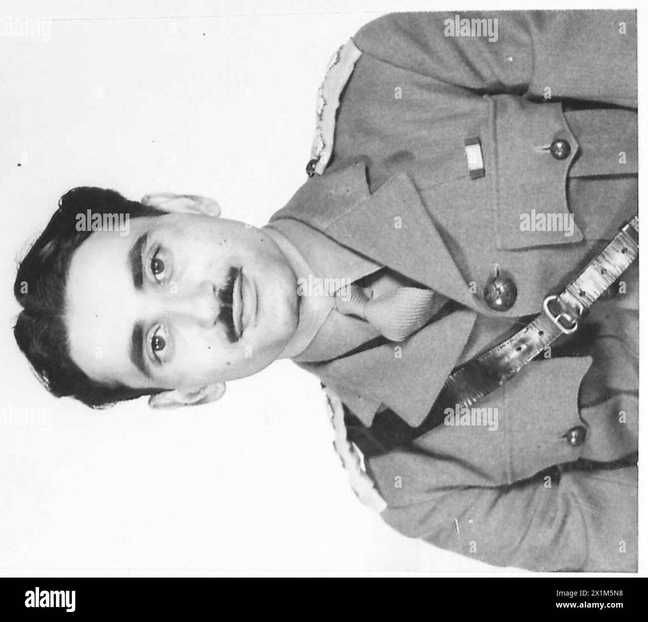 RITRATTI - Capitano Hyab Khan, British Army Foto Stock